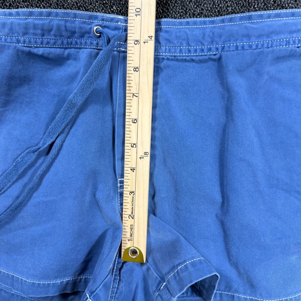 Vintage Abercrombie &‎ Fitch Hiking Shorts Womens 9 Blue Drawstring Mid Rise - Picture 5 of 7